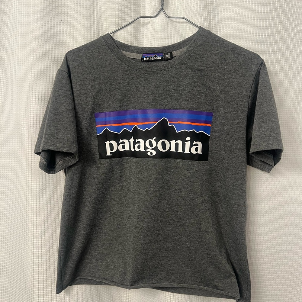 Patagonia T-Shirt, Cropped- Size Medium